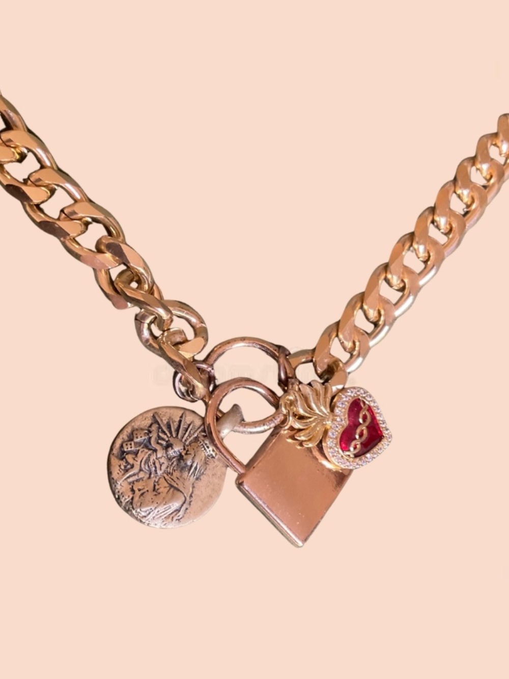 Gold Catholic-Inspired Necklace